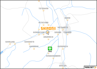 map of Shimo-nii