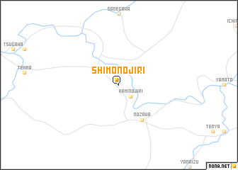 map of Shimo-nojiri