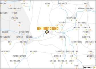map of Shimonoshō