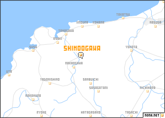 map of Shimo-ogawa