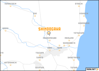 map of Shimo-ogawa