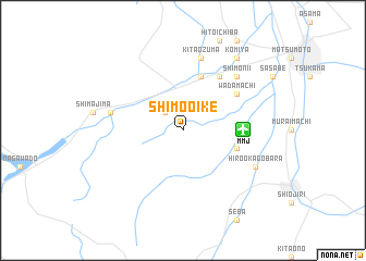 map of Shimo-ōike
