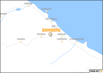 map of Shimo-ōmu