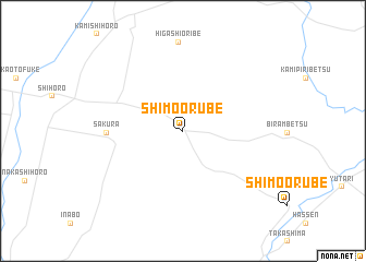 map of Shimo-orube