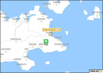 map of Shimo-ōzu