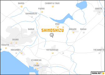 map of Shimo-shizu