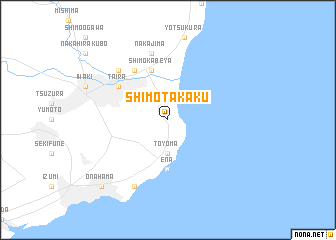 map of Shimo-takaku