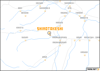 map of Shimo-takeshi