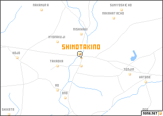 map of Shimo-takino