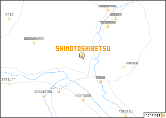 map of Shimo-toshibetsu