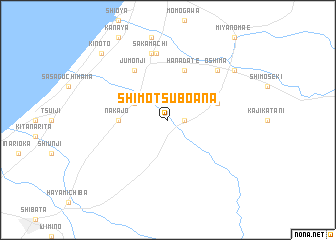 map of Shimo-tsuboana