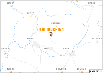 map of Shimo-uchida