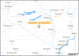 map of Shimo-yamanari