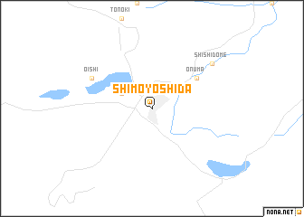 map of Shimo-yoshida