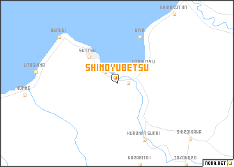 map of Shimo-yubetsu