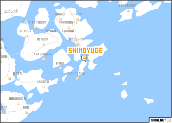map of Shimo-yuge