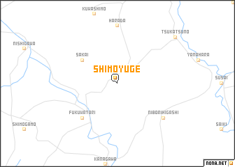 map of Shimo-yuge