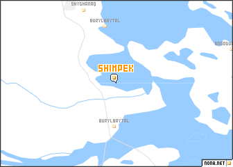 map of Shimpek