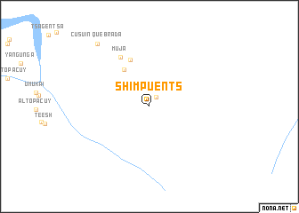 map of Shimpuents