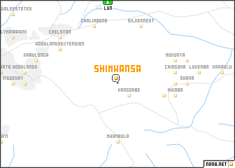 map of Shimwansa