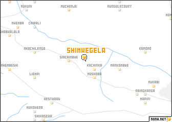 map of Shimwegela