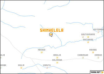 map of Shimwelela