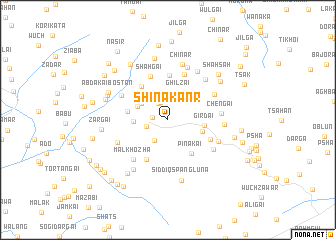 map of Shina Kānr