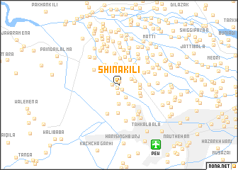 map of Shīna Kili
