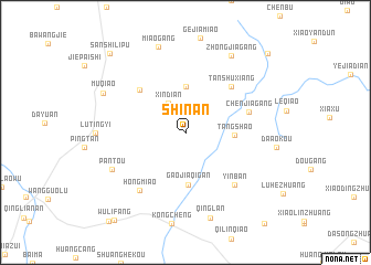 map of Shinan