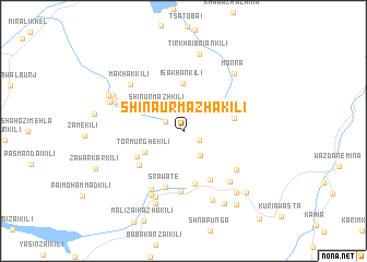 map of Shīna Urmazha Kili