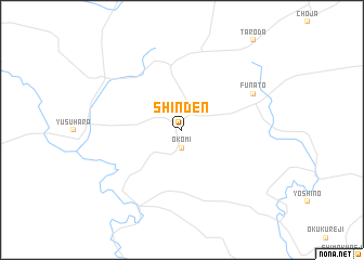 map of Shinden