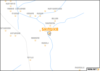 map of Shindika