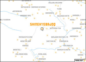 map of Shīneh-ye Bājoq