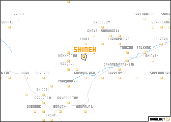 map of Shīneh