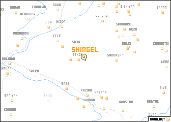 map of Shingēl