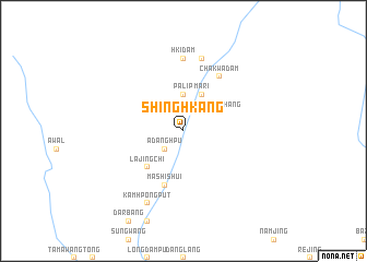 map of Shinghkang