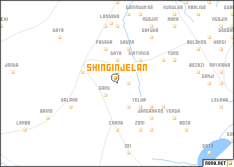 map of Shinginjelan