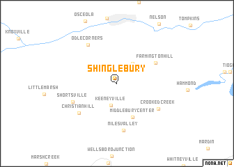 map of Shinglebury
