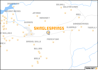 map of Shingle Springs