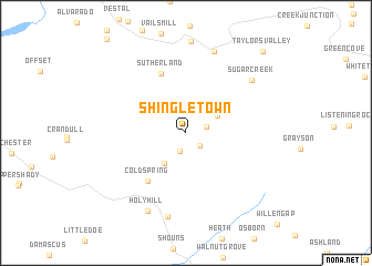 map of Shingletown