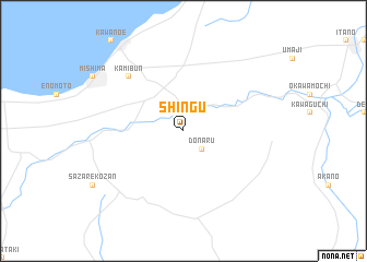 map of Shingū