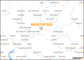 map of Shingyibyauk