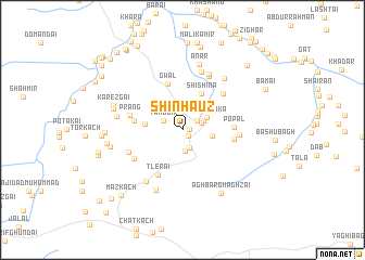map of Shīn Hauz