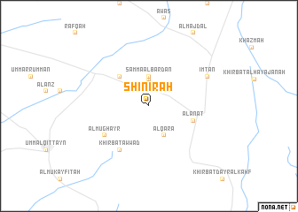 map of Shinīrah