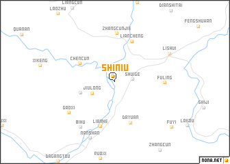 map of Shiniu