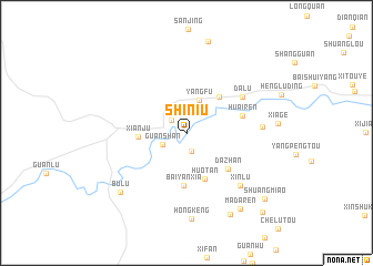 map of Shiniu