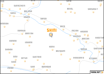 map of Shīnī