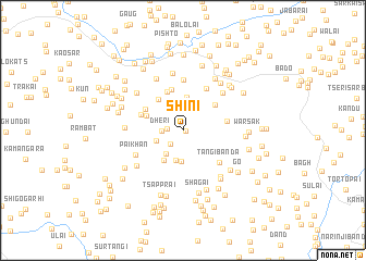 map of Shini