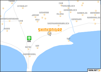 map of Shinkāni Dar