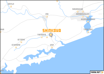 map of Shinkawa